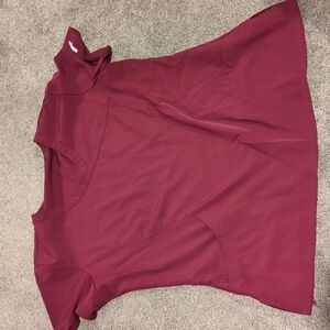 Skechers Women's Burgundy Scrubs Top